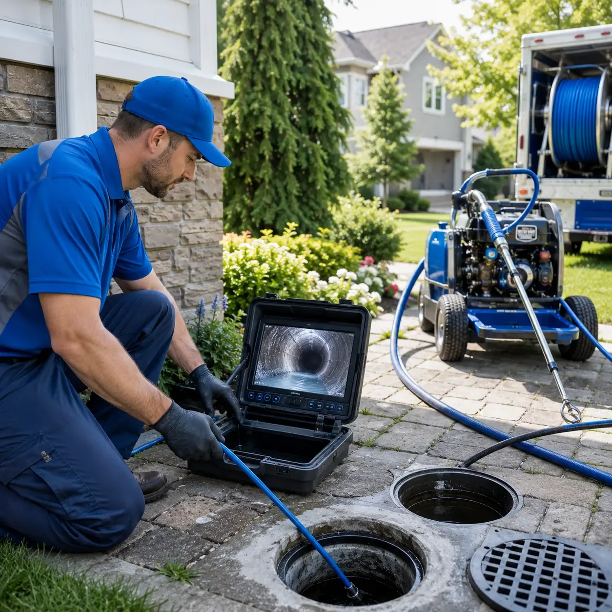 Outdoor drain cleaning professionals serving Plainfield, OH